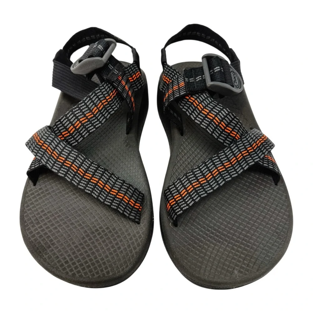 Chaco Men ZCloud Hiking Walking Sandal Traffic Orange J105493 Men's Size 8M